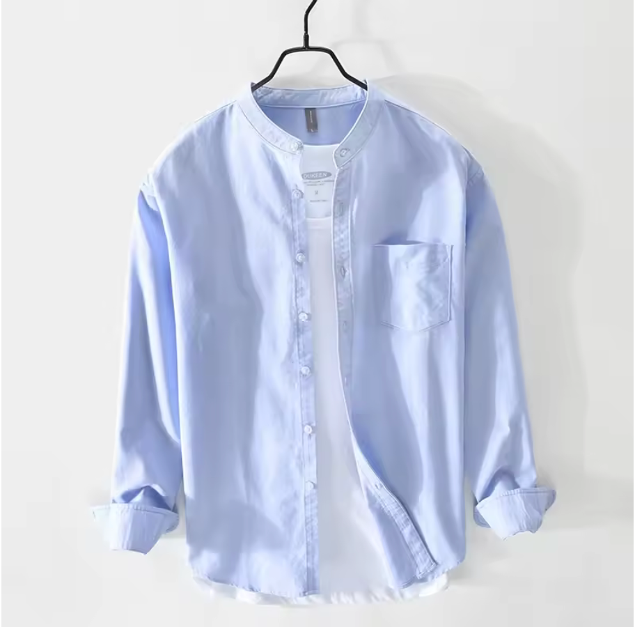 JAPANESE COLLAR COTTON SHIRT